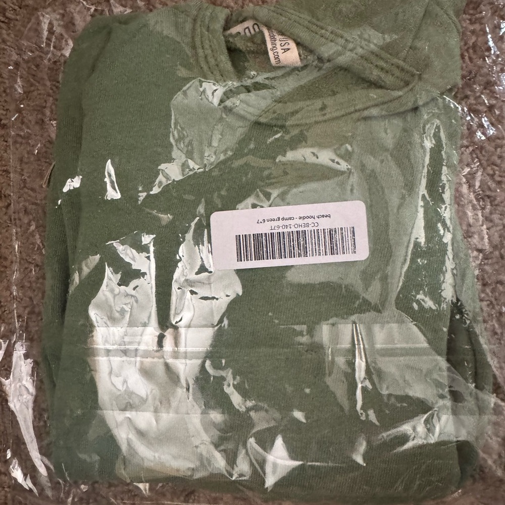 Childhoods Camp Green Beach Hoodie 6/7